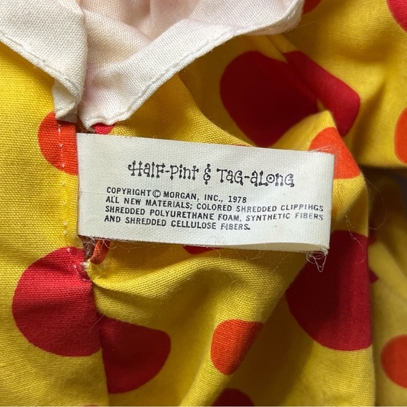 Vintage 1978 Knickerbocker ~ Half Pint ~ 13" Plush Clown Doll Preowned - Picture 5 of 15